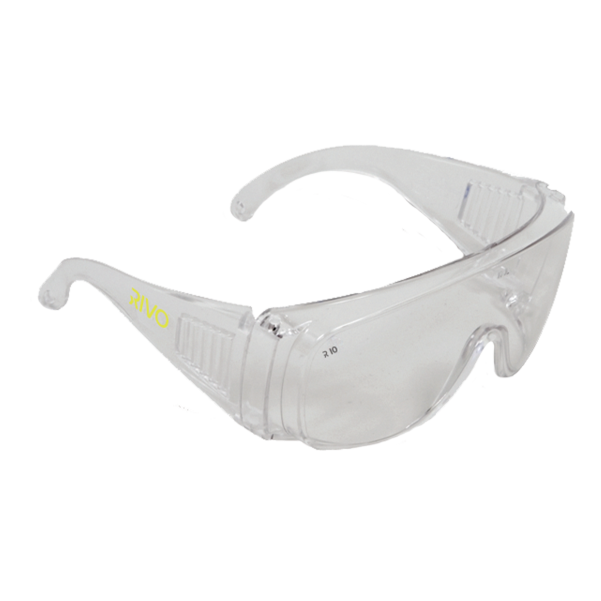 RIVO RRVSFTGLSV1_C - Visitor Style Safety Glasses - Clear